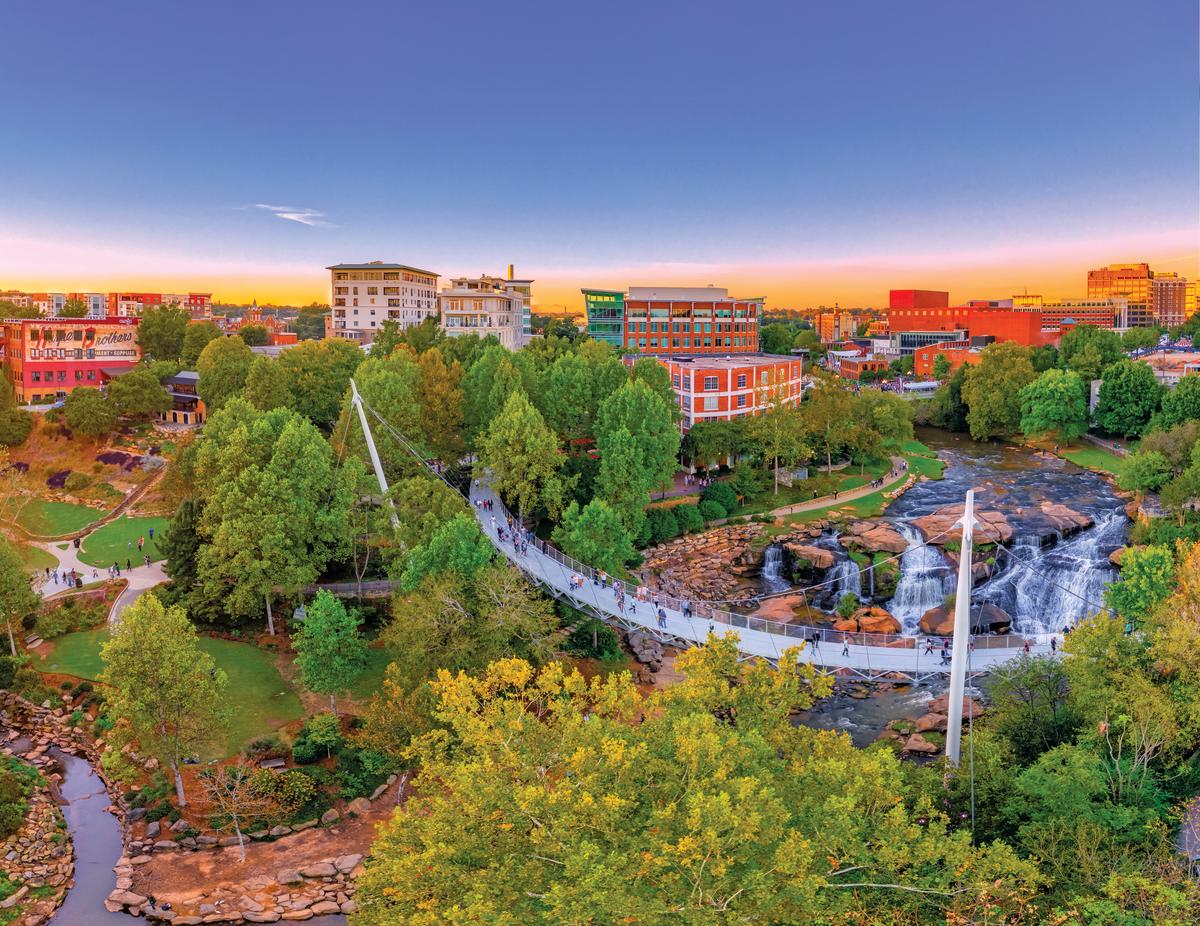 Commercial Roofing in Downtown Greenville, SC in Greenville